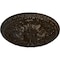 Ekena Millwork Amelia Ceiling Medallion (Fits Canopies up to 2 3/8"), Hand-Painted Bronze, 19 5/8"OD x 3/4"P CM20AMBZS - alternate 2